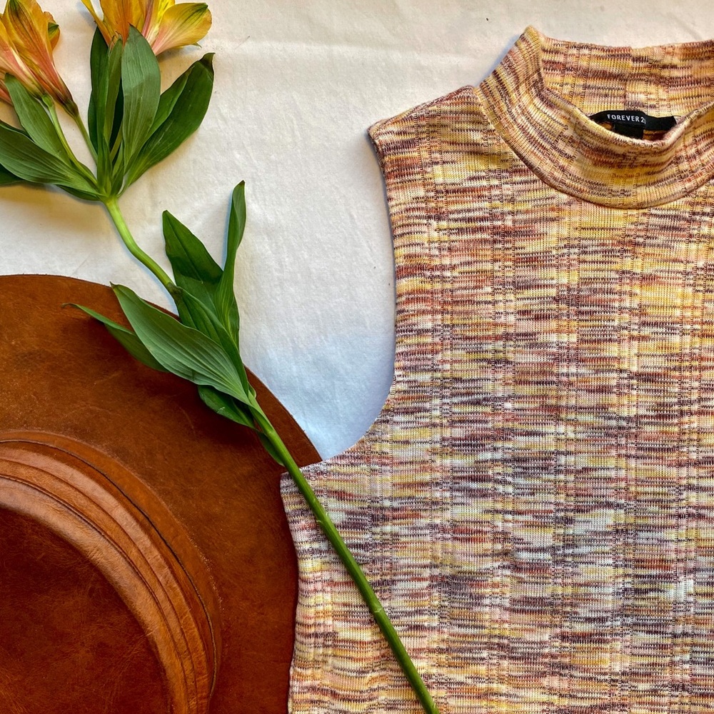 Turtleneck Tank Top